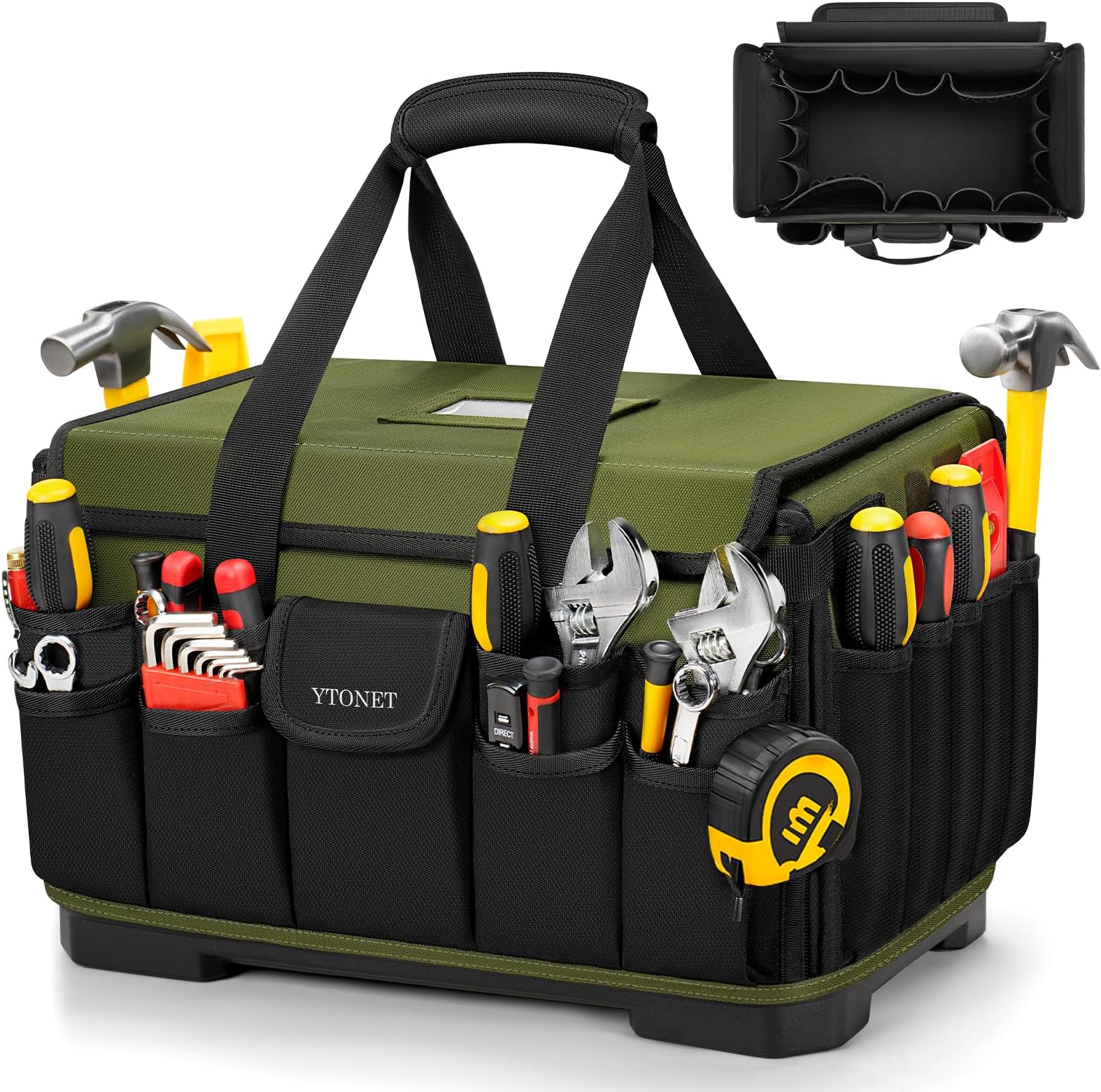 Heavy Duty Tool Bag 16-Inch, Tool Bags for men Toolbox Organizer Tote